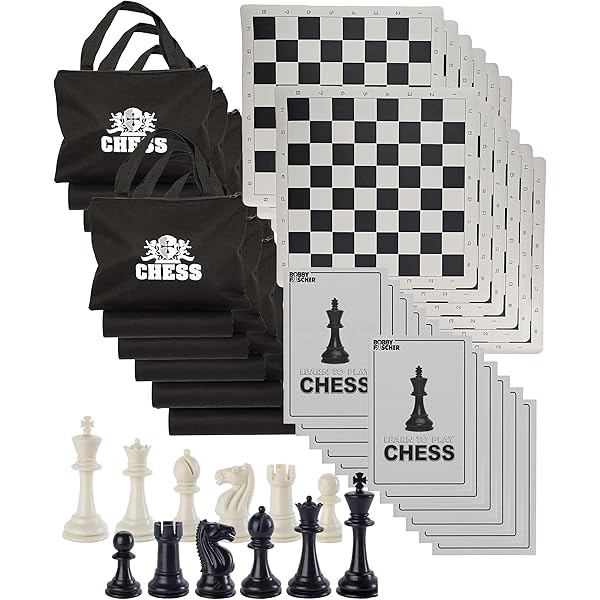 Amazon.com: WE Games Tournament Chess Set – Travel Chess Set with